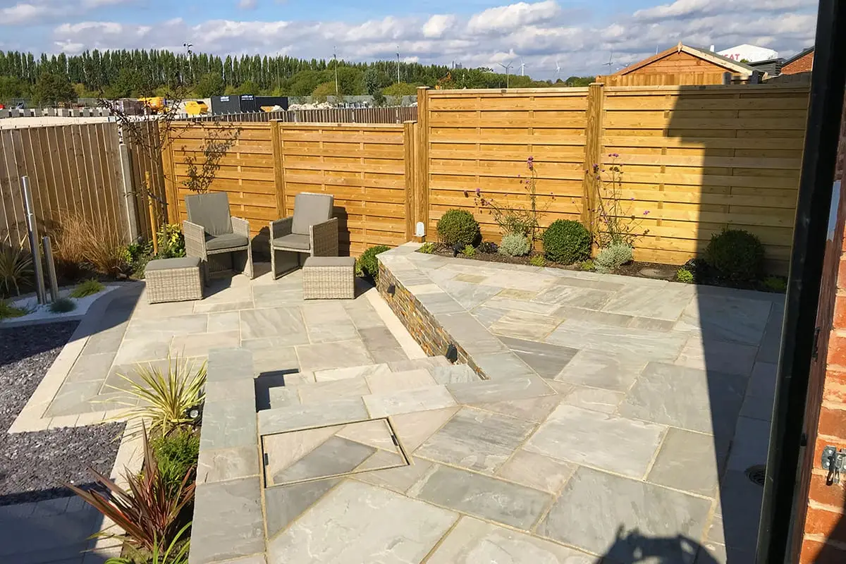 Patio Garden Makeover Landscape Garden Actual Landscapes Chester North Wales Wirral Flintshire 5