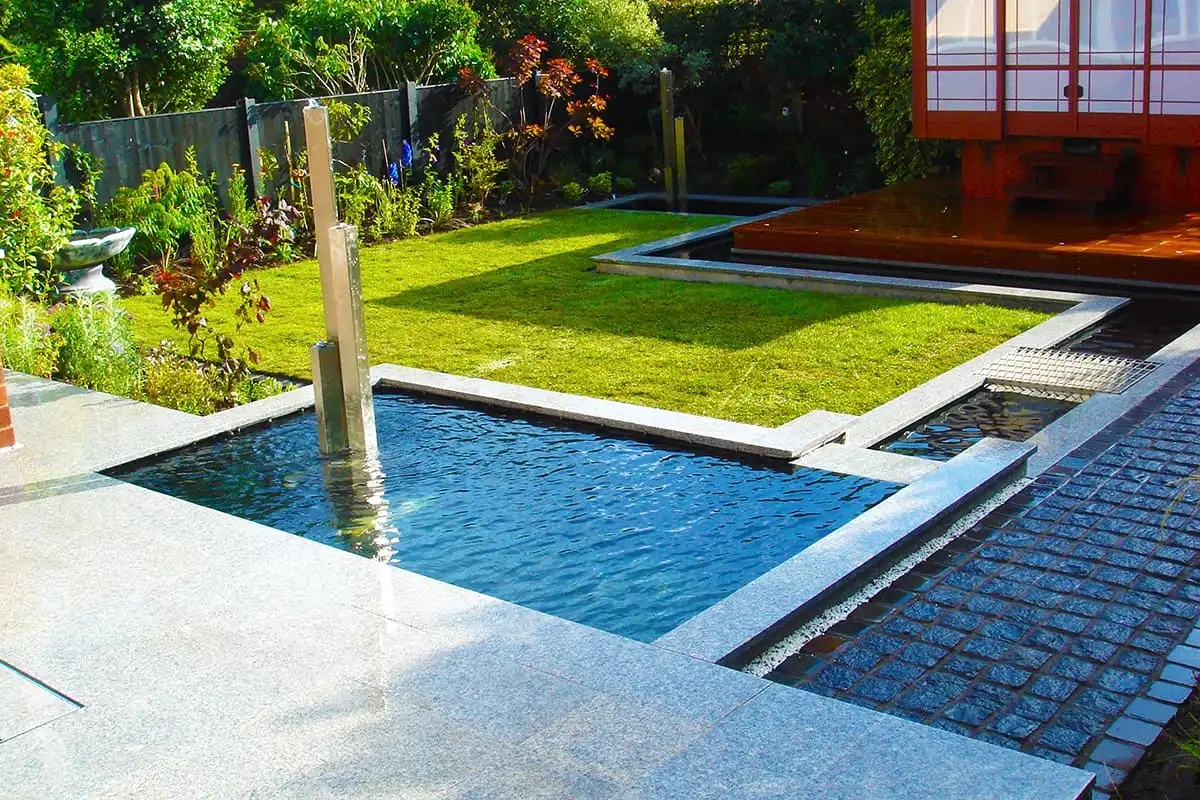 Water Feature Garden Landscape Designs Actual Landscapes Cheshire North Wales Wirral 3