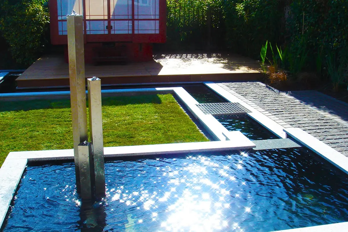 Water Feature Garden Landscape Designs Actual Landscapes Cheshire North Wales Wirral 1