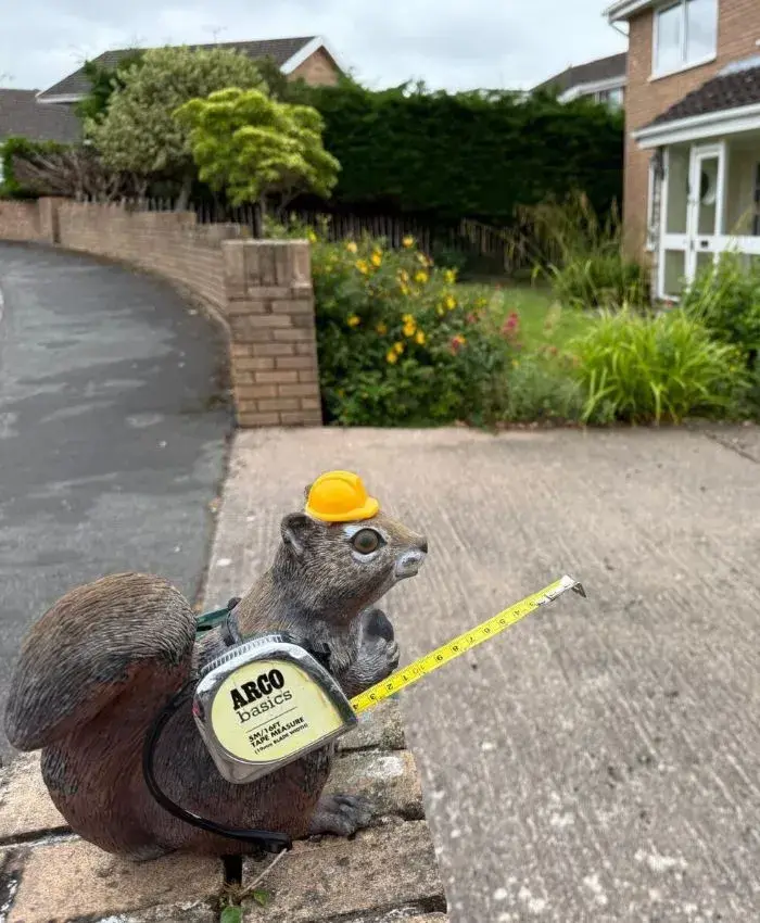 Garden Landscaping Project Squirrel