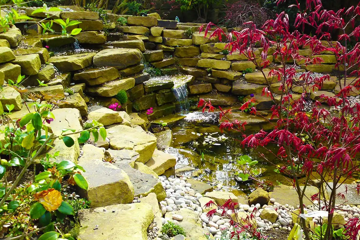 Water Feature Garden Landscape Designs Actual Landscapes Cheshire North Wales Wirral 7