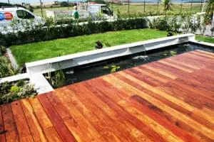 Decking Water Feature Garden Landscape Design Actual Landscapes Cheshire North Wales Flintshire Wirral 2