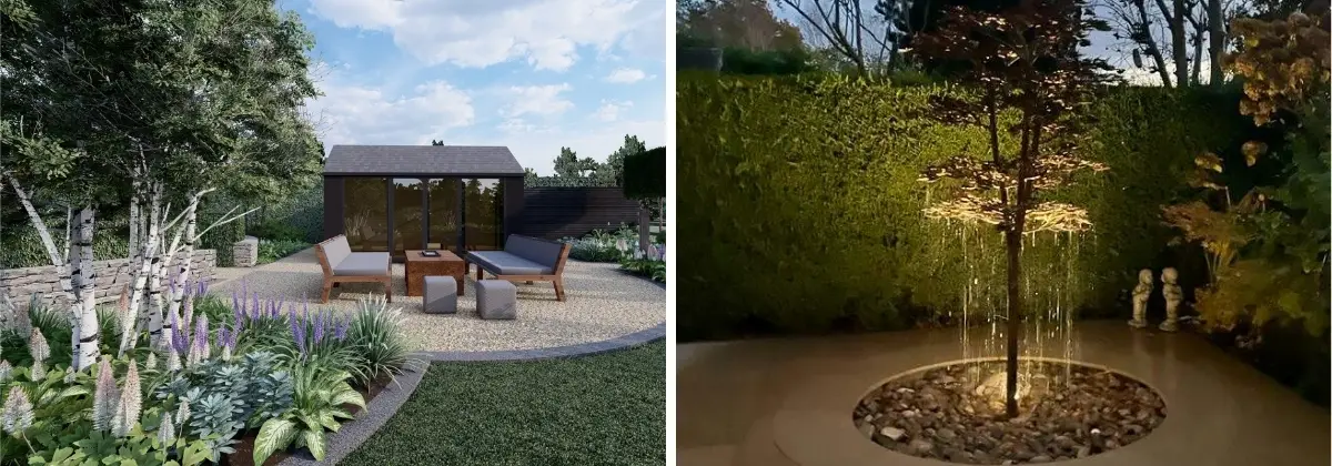 Trees as Focal Points in Garden Structure